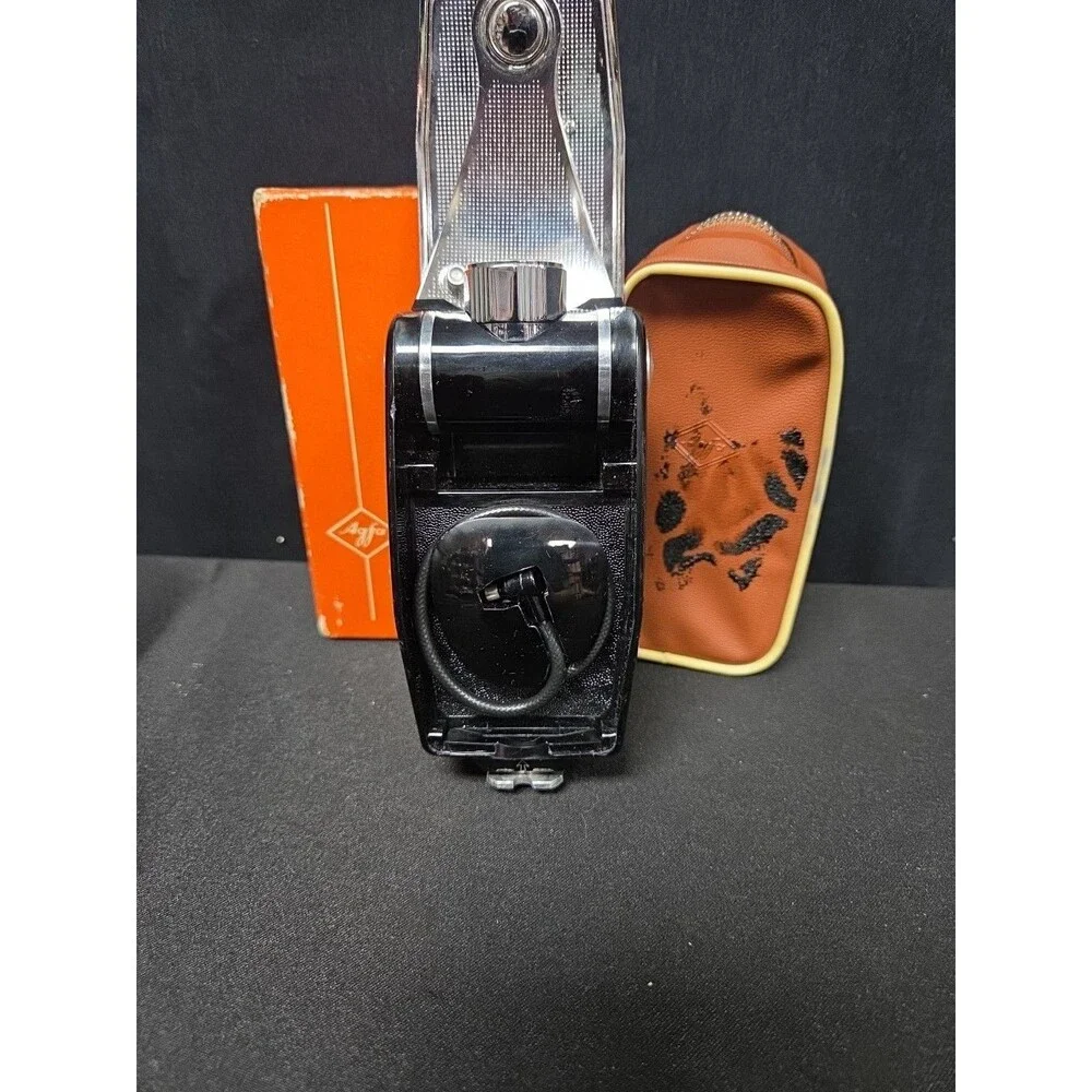 Agfa AGFALUX MIT ETUI Type 6075 Pocket Flash Gun with Bag and Retail Box B2-12